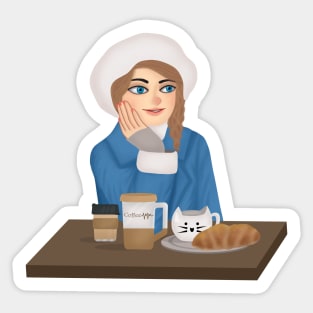 Morning Coffee Sticker